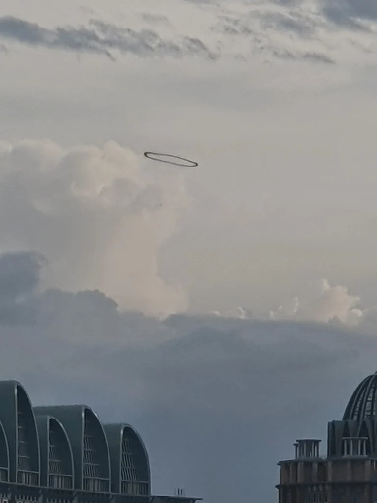 Mysterious Black Ring Appears in Kansas Sky